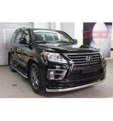 Защита переднего бампера труба на Lexus LX 570 LX57.48.5009