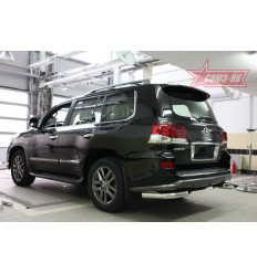 Защита задняя "уголки" на Lexus LX 570 LX57.76.5017