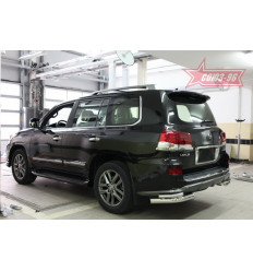 Защита задняя "уголки" на Lexus LX 570 LX57.76.5018