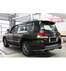 Защита задняя "уголки" на Lexus LX 570 LX57.76.5019