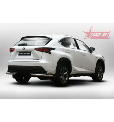 Защита задняя "уголки" на Lexus NX LENX.76.5188