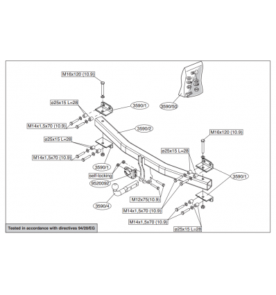 Фаркоп на Volkswagen Touareg 359000