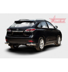 Защита задняя "уголки" на Lexus RX III 270/350/450H LERX.76.1500