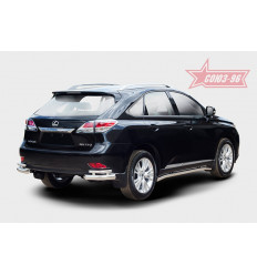 Защита задняя "уголки" на Lexus RX III 270/350/450H LERX.76.1501