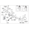 Фаркоп на Volkswagen Tiguan 491400