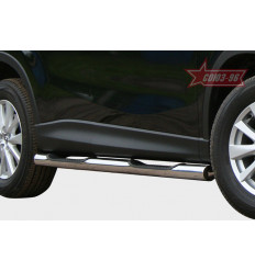 Пороги с проступями на Mazda CX-5 MCX5.81.1491