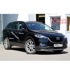Защита переднего бампера труба на Mazda CX-9 MCX9.48.1757