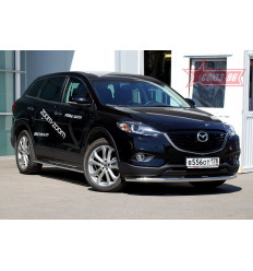Защита переднего бампера труба на Mazda CX-9 MCX9.48.1758