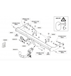 Фаркоп на Ford Edge 595800