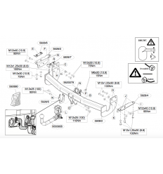 Фаркоп на Nissan X-Trail  592800