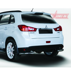 Защита задняя "уголки" на Mitsubishi ASX MASX.76.1676