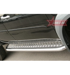 Пороги с листом на Mitsubishi L200 MITL.82.0447