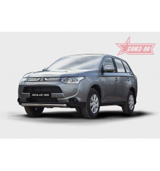 Защита переднего бампера труба на Mitsubishi Outlander MIOU.48.1553