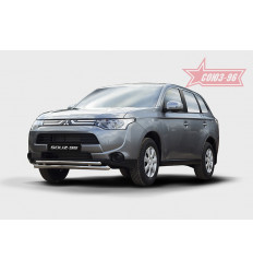 Защита переднего бампера труба на Mitsubishi Outlander MIOU.48.1554