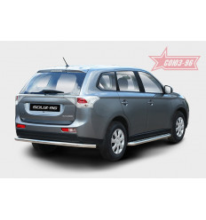 Защита задняя на Mitsubishi Outlander MIOU.75.1566