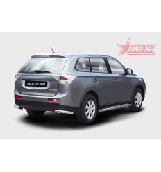 Защита задняя "уголки" на Mitsubishi Outlander MIOU.76.1563