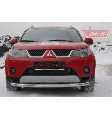 Защита переднего бампера труба на Mitsubishi Outlander XL MIOU.48.0411