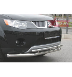 Защита переднего бампера на Mitsubishi Outlander XL MIOU.48.0479