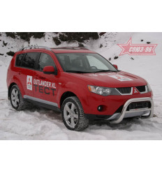 Решетка передняя мини на Mitsubishi Outlander XL MIOU.56.0409