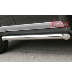 Пороги труба на Mitsubishi Outlander XL MIOU.80.0480