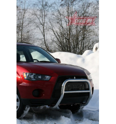 Решетка передняя мини на Mitsubishi Outlander XL MIOU.56.1025