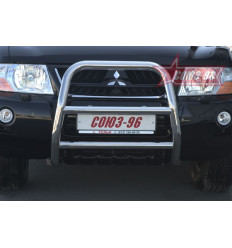 Решетка передняя мини на Mitsubishi Pajero III MIPJ.55.0228