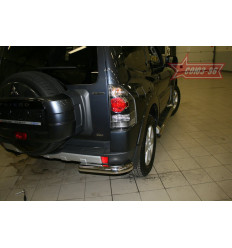 Защита заднего бампера "уголки" на Mitsubishi Pajero IV MIPJ.76.0555