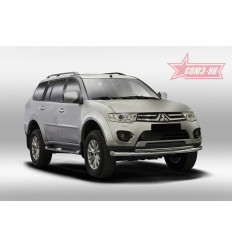 Защита переднего бампера труба на Mitsubishi Pajero Sport MIPS.48.1883
