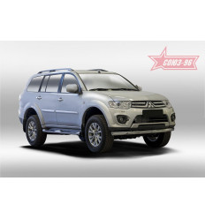 Защита переднего бампера труба на Mitsubishi Pajero Sport MIPS.48.1884