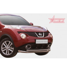 Защита переднего бампера на Nissan Juke  NJUK.48.1341