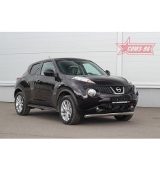 Защита переднего бампера труба на Nissan Juke NJUK.48.1522