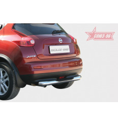 Защита заднего бампера на Nissan Juke NJUK.75.1353