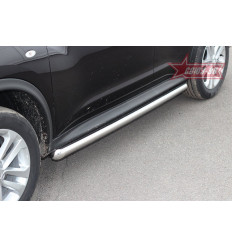 Пороги труба на Nissan Juke NJUK.80.1523