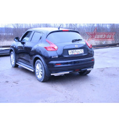 Защита задняя "уголки" на Nissan Juke NJU4.76.1397