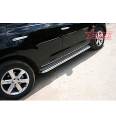 Пороги с алюминиевым листом на Nissan Murano NMUR.82.0830
