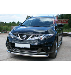 Защита переднего бампера на Nissan Murano NMUR.48.1334