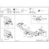 Оцинкованный фаркоп на Mitsubishi Outlander M126A