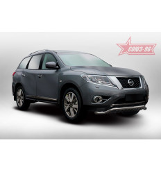 Защита переднего бампера на Nissan Pathfinder NPTF.45.5217