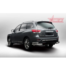 Защита задняя "уголки" на Nissan Pathfinder NPTF.76.5225
