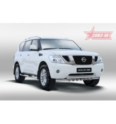 Защита переднего бампера на Nissan Patrol NPAT.45.1208