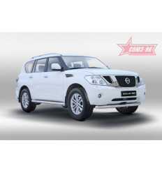Защита переднего бампера на Nissan Patrol NPAT.48.1206