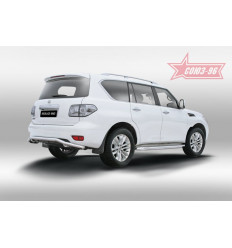 Защита заднего бампера "волна" на Nissan Patrol NPAT.75.1217