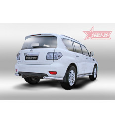 Защита заднего бампера "уголки" на Nissan Patrol NPAT.76.1215