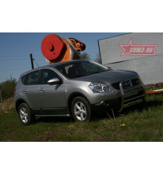 Решетка передняя мини на Nissan Qashqai NQSH.55.0450