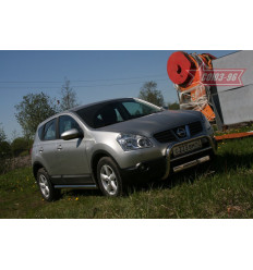 Решетка передняя мини на Nissan Qashqai NQSH.56.0451