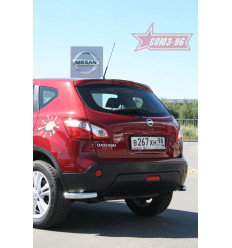 Защита задняя "уголки" на Nissan Qashqai NQSH.76.0945