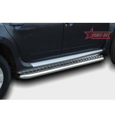 Пороги с листом на Nissan Terrano RDUS.82.1443
