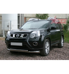 Защита переднего бампера на Nissan X-Trail NXTR.48.1289