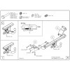 Оцинкованный фаркоп на Kia Ceed H088C