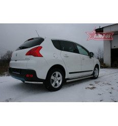 Защита задняя "уголки" на Peugeot 3008 PG08.76.0890